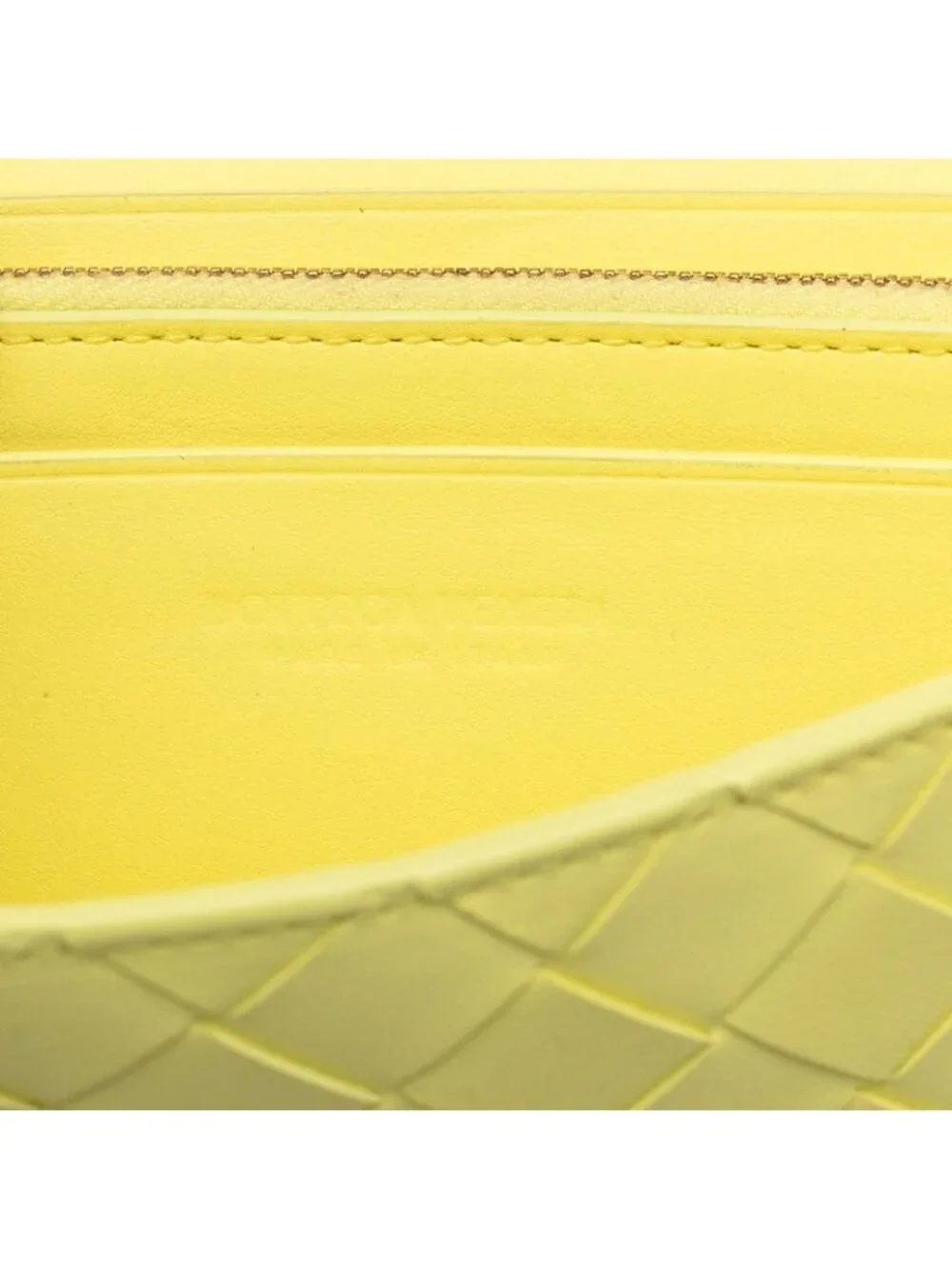Bottega Veneta Intrecciato Wallet Yellow Leather